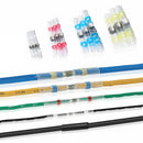 4 Size 50Pcs Solder Sleeve Heat Shrink Tube Wire Terminal Connectors Waterproof
