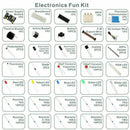 Electronics Component Basic Starter Kit with 830 tie-points Breadboard Cable Res