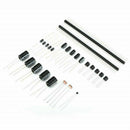 Electronics Component Basic Starter Kit with 830 tie-points Breadboard Cable Res