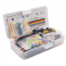 Electronics Component Basic Starter Kit with 830 tie-points Breadboard Cable Res