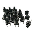 Geekcreit 100pcs Mini Micro Momentary Tactile Touch Switch Push Button