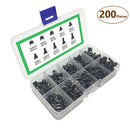200pcs Tactile Push Button Key Tact Cooker 6 * 6 * 4.5mm 4-pin DIP With Box