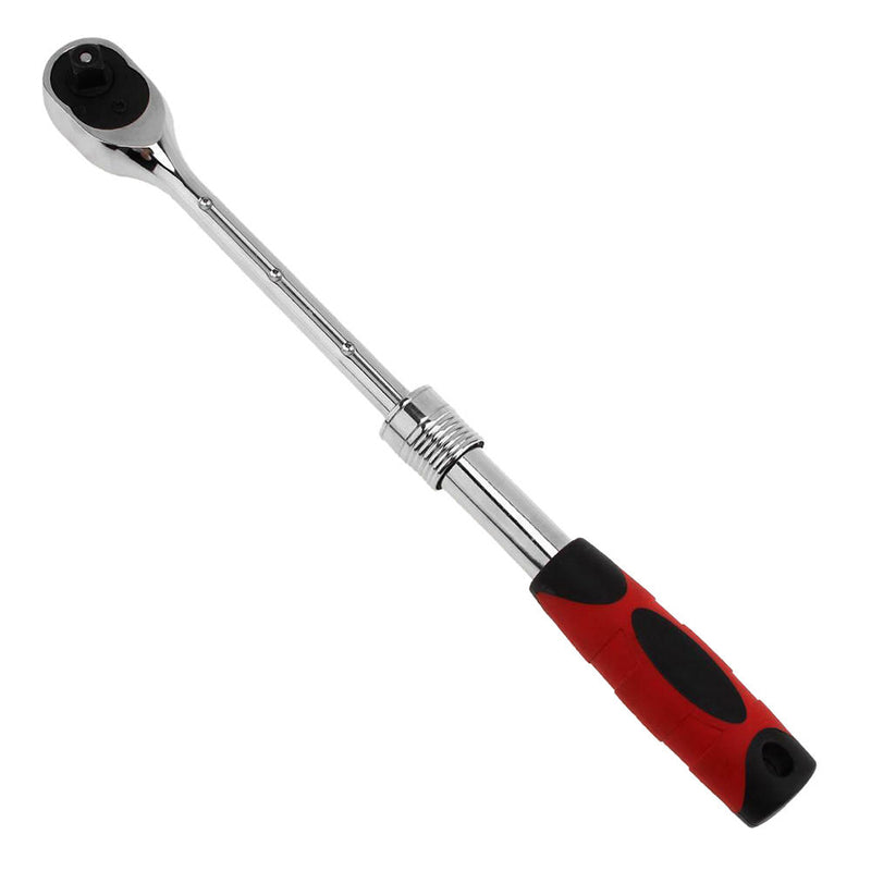 New Flexible 3/8" Telescopic Handle Socket Ratchet Wrench Spanner Quick Release