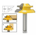 45 Degree Lock Miter Router Bit 1/4'' ' Shank Cutting Diameter Cutter Tools New