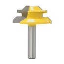 45 Degree Lock Miter Router Bit 1/4" Shank Tenon Chisel Cutter Woodworking Tool