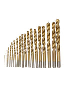 19x HSS Manual Twist Drill Bits For Hard Metal Stainless Steel Wood 1mm-10mm