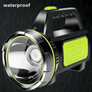 Portable Dual LED Camping Light Rechargeable Searchlight Torch Spotlight Outdoor