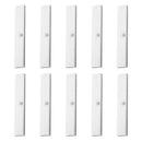 10LED Wireless PIR Motion Sensor Night Light Closet Cabinet Stair Lamp USB 3W