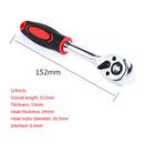 1/4" 24T High Torque Quick Release Ratchet Wrench Spanner Socket Drive Tool