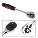 1/2" 24T Reversible Handle Drive Socket Ratchet Wrench Spanner Quick Release