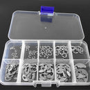 120Pcs Stainless Steel E-Clip Retaining Circlip Assortment for Shaft Fastener