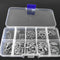 120Pcs Stainless Steel E-Clip Retaining Circlip Assortment for Shaft Fastener