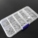 120 Pc Stainless Steel E-Clip Retaining Circlips Assortment for Shaft Fastener