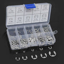 120XStainless Steel E-Clip Retaining Circlip Assortment for Shaft Fastener New