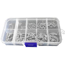 120Pcs Stainless Steel E-Clip Retaining Circlip Assortment for Shaft Fastener