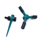 GrowGreen Sprinkler Area Coverage Water Sprinkles for Lawns and Gardens Green