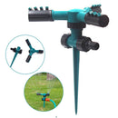 GrowGreen Sprinkler Area Coverage Water Sprinkles for Lawns and Gardens Green