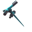 GrowGreen Sprinkler Area Coverage Water Sprinkles for Lawns and Gardens Green