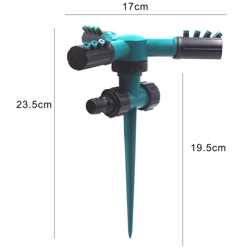 1 x GrowGreen sprinkler large Area Coverage Water Sprinkles for Lawns and Garden