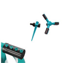 GrowGreen Sprinkler Area Coverage Water Sprinkles for Lawns and Gardens Green