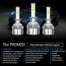 H1 LED Headlight Bulbs Conversion Kit 2 Pcs High Low Beam Driving Fog Lights