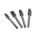 10 Router Bits ~ 1/8" Shank High Speed Steel Wood-Cutter Milling Cutter Tool