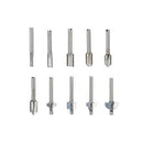 10 Router Bits ~ 1/8" Shank High Speed Steel Wood-Cutter Milling Cutter Tool