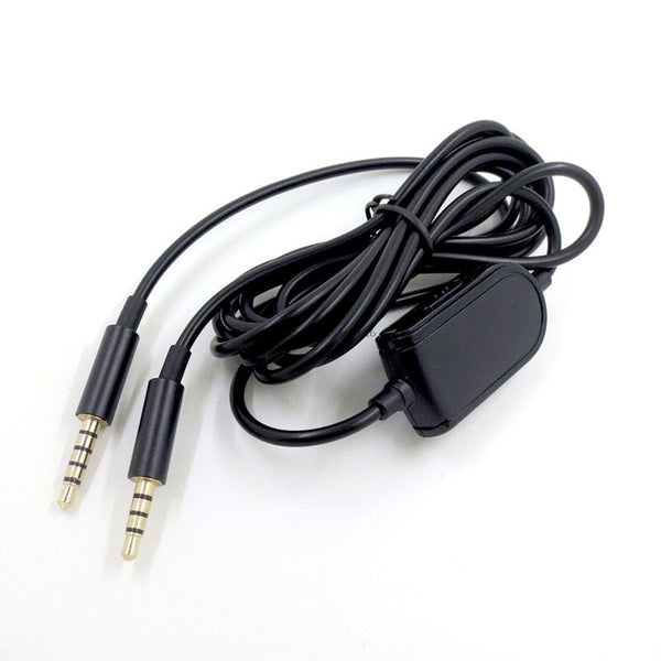 1 x Aux Audio Headset Cable Inline Mute Volume Control for Astro A10 A30 A40 New