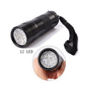 2PCS UV Ultra LED Flashlight Blacklight Violet White Light Inspection Lamp Torch