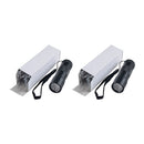 2PCS UV Ultra LED Flashlight Blacklight Violet White Light Inspection Lamp Torch