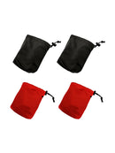4Pcs Tool Storage Bags Hiking Pocket Wind Rope Buckle Camping Gadget Pouch