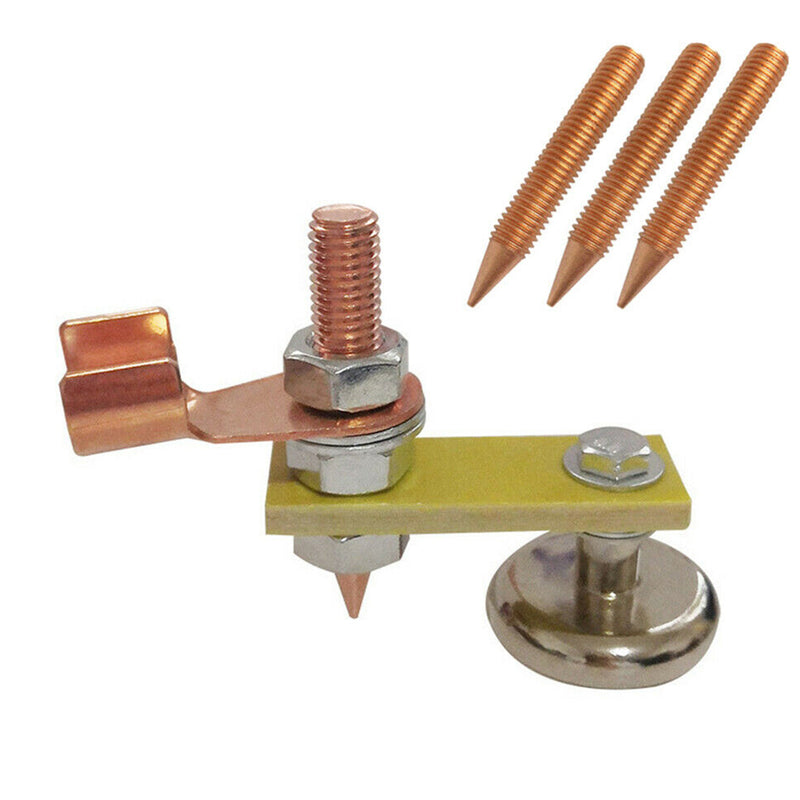 Welding Magnet Head Magnetic Ground Clamp with Copper Tail Screws Welding Tools