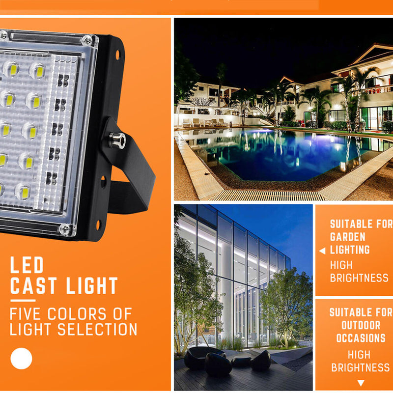 1 x 50W Led Flood Light DC12V  Outdoor Floodlight Spotlight IP65 Waterproof