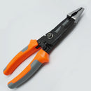 Professional 5 In 1 Durable Wire Strip Crimp Ream Cut Steel Insulated Pliers