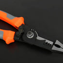 Professional 5 In 1 Durable Wire Strip Crimp Ream Cut Steel Insulated Pliers