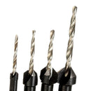 4Pcs Countersink-Drill Drill-Bit-Set Pilot-Holes Woodworking Screw-Sizes