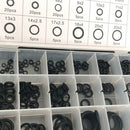 225Pcs Rubber O-Ring Assortment Washer Gasket Sealing Ring Kit Newest Useful