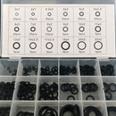 225Pcs Black Rubber O-Ring Assortment Washer Gasket Sealing Ring Kit 18 Sizes