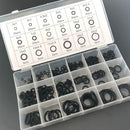 225Pcs Black Rubber O-Ring Assortment Washer Gasket Sealing Ring Kit 18 Sizes