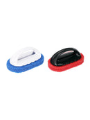 2X Spong Brushes Scrub Brush Eraser With Handle Kitchen Bathroom Cleaning Tool