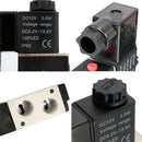 DC 24V 2-Position 5-Way Electric Solenoid Valve Pneumatic Air Valve New Hot