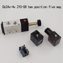 DC 24V 2-Position 5-Way Electric Solenoid Valve Pneumatic Air Valve New Hot