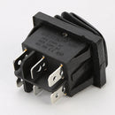 6-Terminals 3 Position ON/OFF/ON DPDT Boat Rocker Switch 16A 250VAC 1x Hot