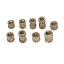 500Pcs/set M2/M3 Brass Threaded Round Insert Embedded Nuts tool Kit Newest Use