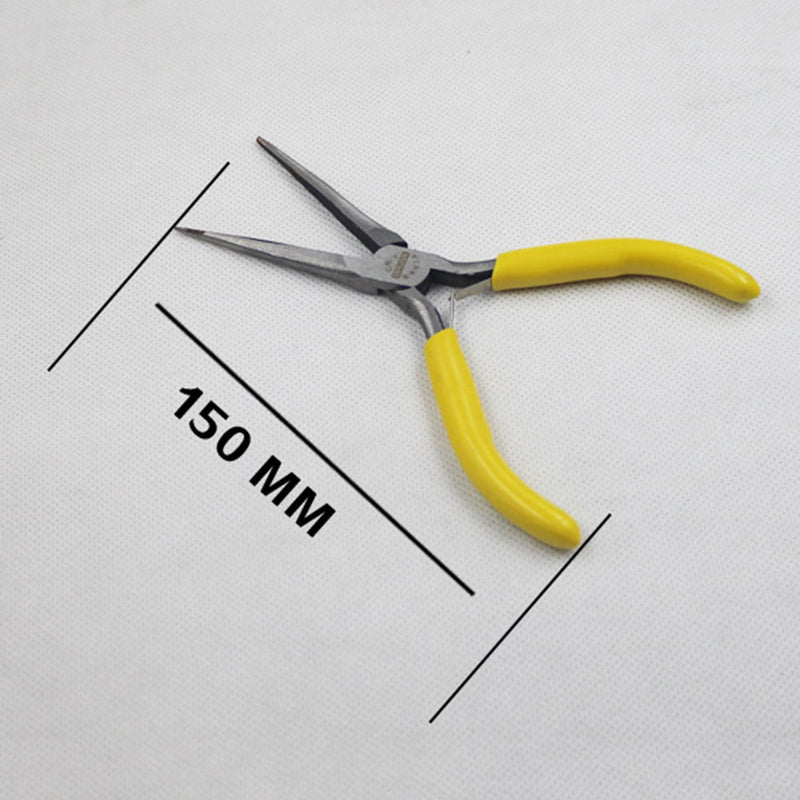 1 x Mini Pliers Jewlery Making DIY Tool Long Needle Nose Precision Pliers 150mm