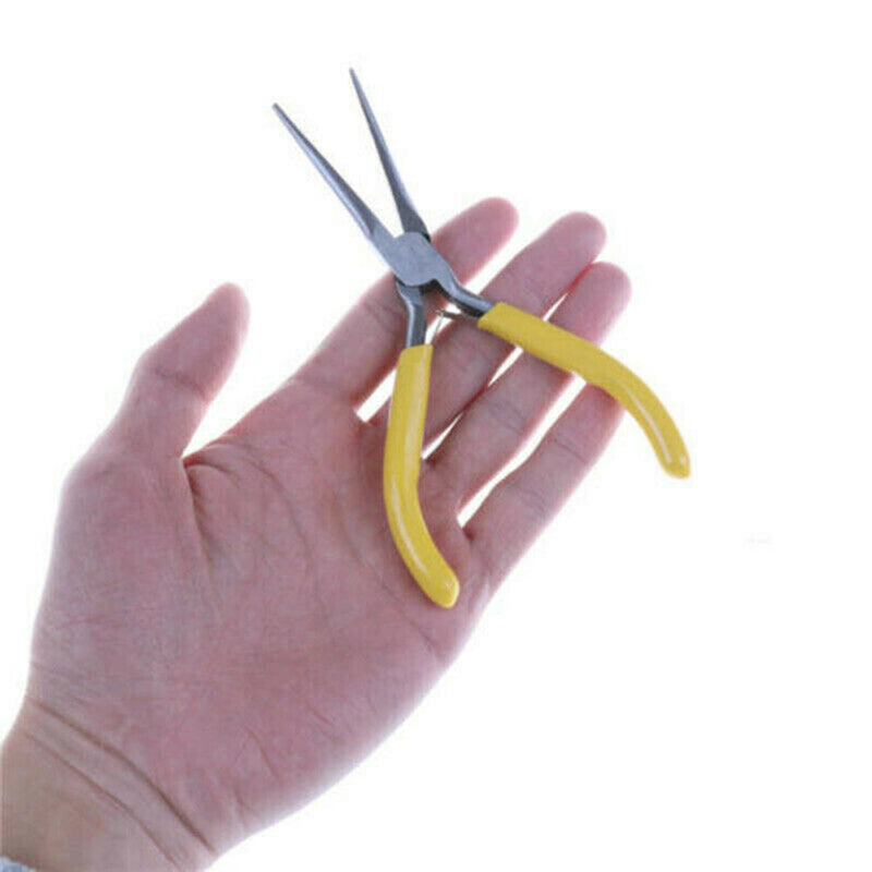 1 x Mini Pliers Jewlery Making DIY Tool Long Needle Nose Precision Pliers 150mm