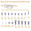 1000 PCS New Screws Nuts+6x Screwdriver Tweezer Fit For Sunglasses Repair