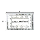 Eyeglasses Repair Assortment Kit with Screws Nuts+6x Tweezer Screwdriver Set Hot