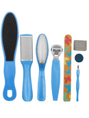 8Pcs/set Pedicure Rasp for Foot File Callus Remover Nail Care Blue Newest Useful