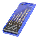 5Pcs Carbon Steel Electric Drill Bit for Masonry Concrete Brick 4/5/6/8/10mm New